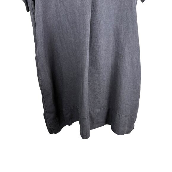 Faherty Dress Womens Small Blue Sanibel Basketweave 100% Linen Coastal Chic - Picture 4 of 13